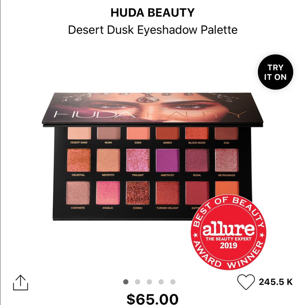 Huda Beauty Desert Dusk Palette